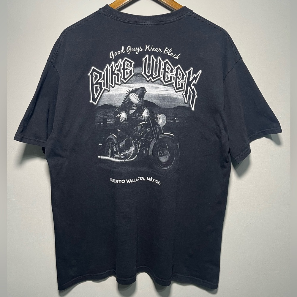 2000s Bugs Bunny Bike week Mexico, T-shirt men’s large Warner Brothers  Biker T